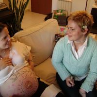 Blessingway bellypainting dessin ventre future maman Lyon doula