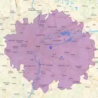 Zone de déplacement doula à Lyon